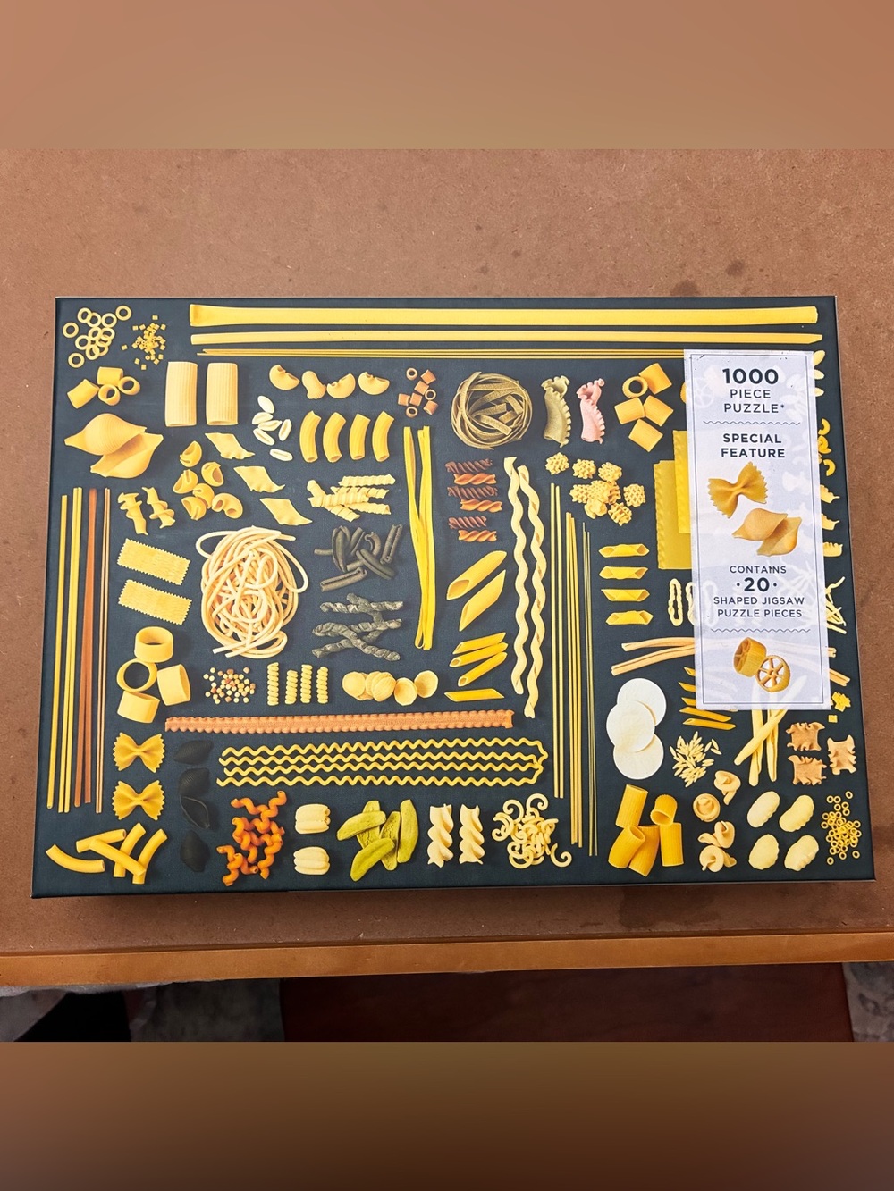 Galison Pasta 1000-Piece Puzzle - Yellow
